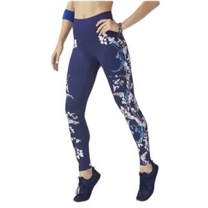 🔵 SALE 3/$25 FABLETICS HI RISE PRINT POWERHOLD LEGGING LIGHT SPRINGFIELD FLORAL